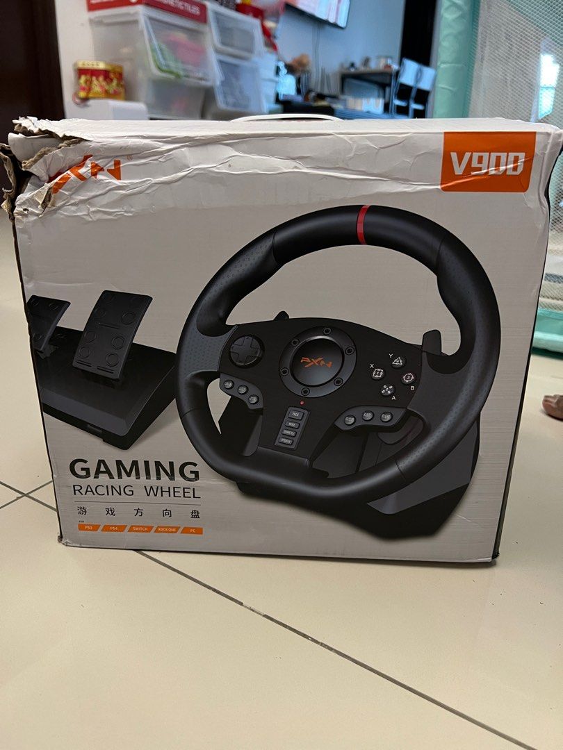 PXN V900 Gaming Racing Wheel, Video Gaming, Video Game Consoles, Others