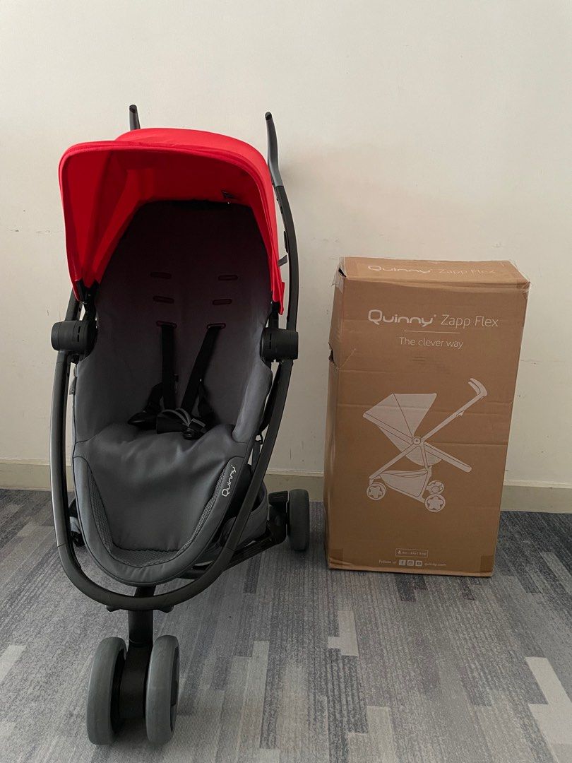 QUINNY ZAPP FLEX RED ON GRAPHITE WITH FREE GIFT