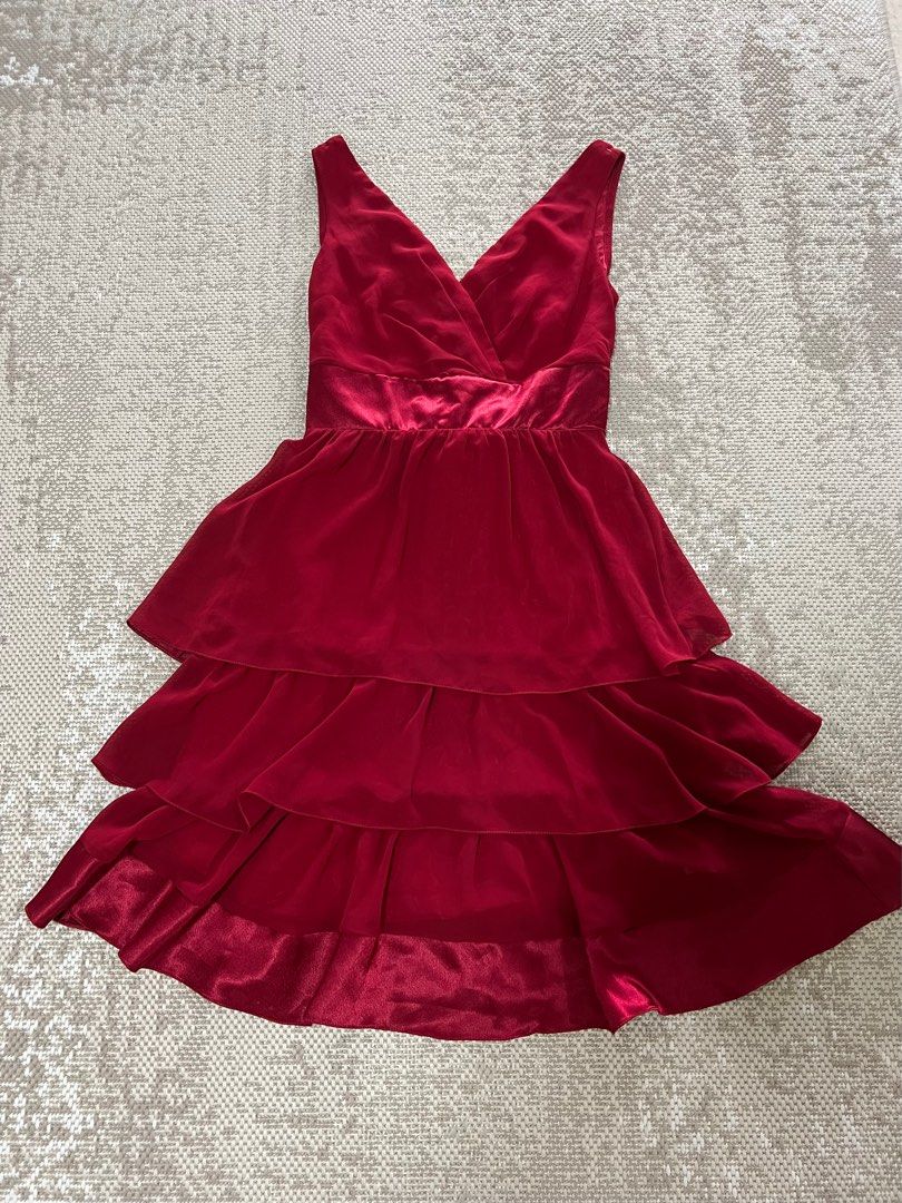 Chiffon best sale layered dress