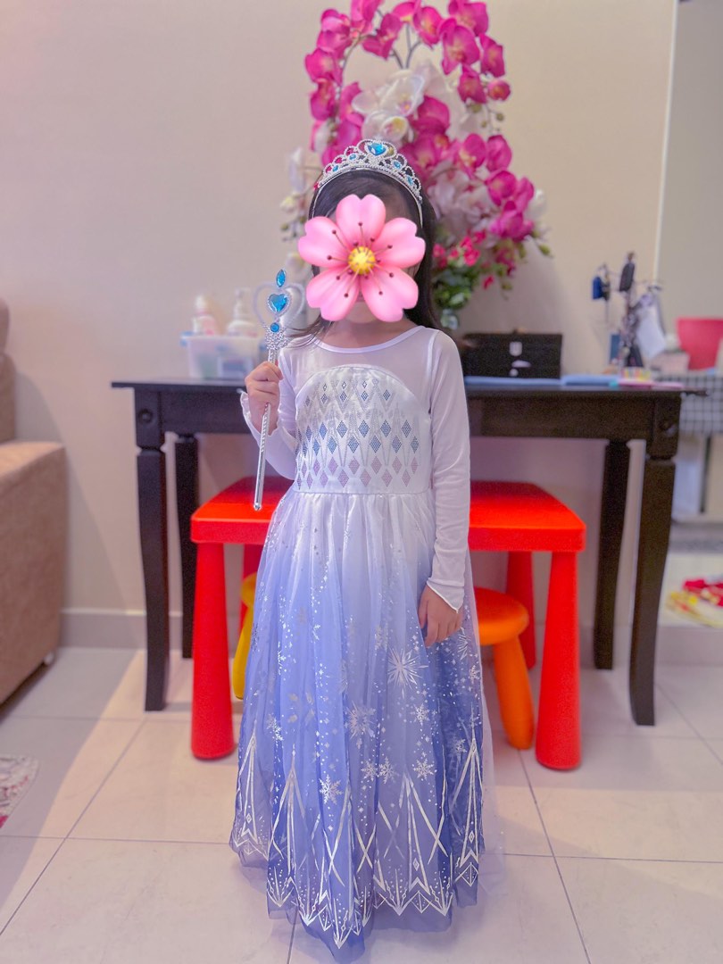 [RENT] Kids Elsa Frozen Costume, Babies & Kids, Babies & Kids Fashion