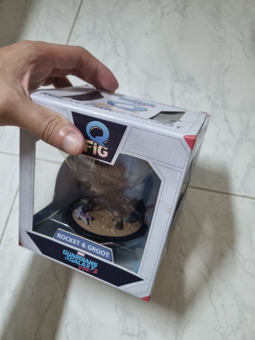 Rocket and Groot figurine, Hobbies & Toys, Toys & Games on Carousell