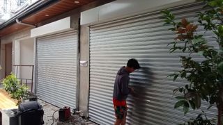 Roll up door installation