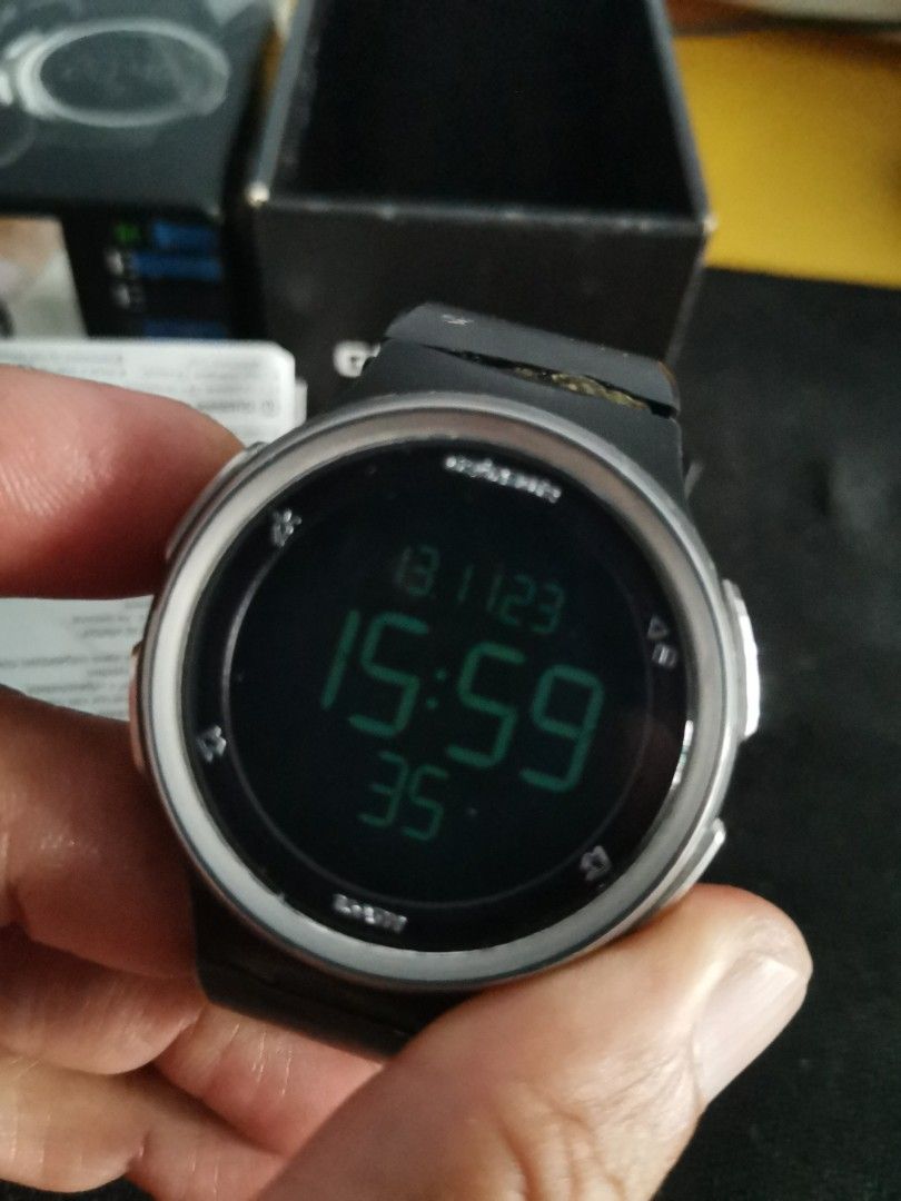 Men's Watch, Digital Sport Black Watches For Men With Alarm  Clock/calendar/led Light/countdown/stopwatch, 5atm Waterproof Silicone  Wristwatch, Outdoor | Fruugo NO