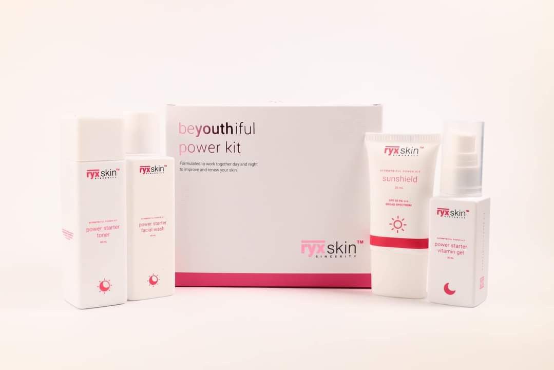 RYX BeYouthiful Power Kit (Category: Face Care) located in Manila. Submitted by chelshoptiqueph (Listing ID 1265383879, Image 2). Description: COMEBACK IS REAL! 450PHP pa din SRP ‼️🤍 MEET OUR BABY, MY FAVORITE BABY!!! BEYOUTHIFUL “POWER” KIT ✨ Share ko lang pala since yung molde ng packaging natin ay sarili natin yan, pinagawa ko yan para sa Power Kit talaga... 🤍 Nagulat kami. Sabi ko dapat 60ml lang yung FACIAL WASH & TONER. Pero pagdating sa 