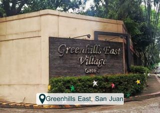 Sale Spacious 1,260m2 LA 2 Stories 5 Bedrooms Furnished House COLUMBIA ST IN GREENHILLS EAST VILLAGE in Wack Wack Greenhills Near EDSA ORTIGAS CENTER FRONT LA SALLE GREENHILLS Wh Swimming Pool n Big Garden Area EAST GREENHILLS IS VILLAGE NEAREST EDSA 