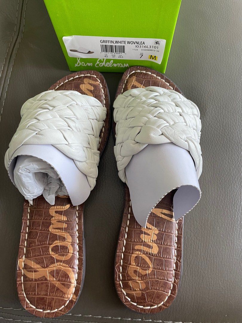 Sam edelman woven sale slides