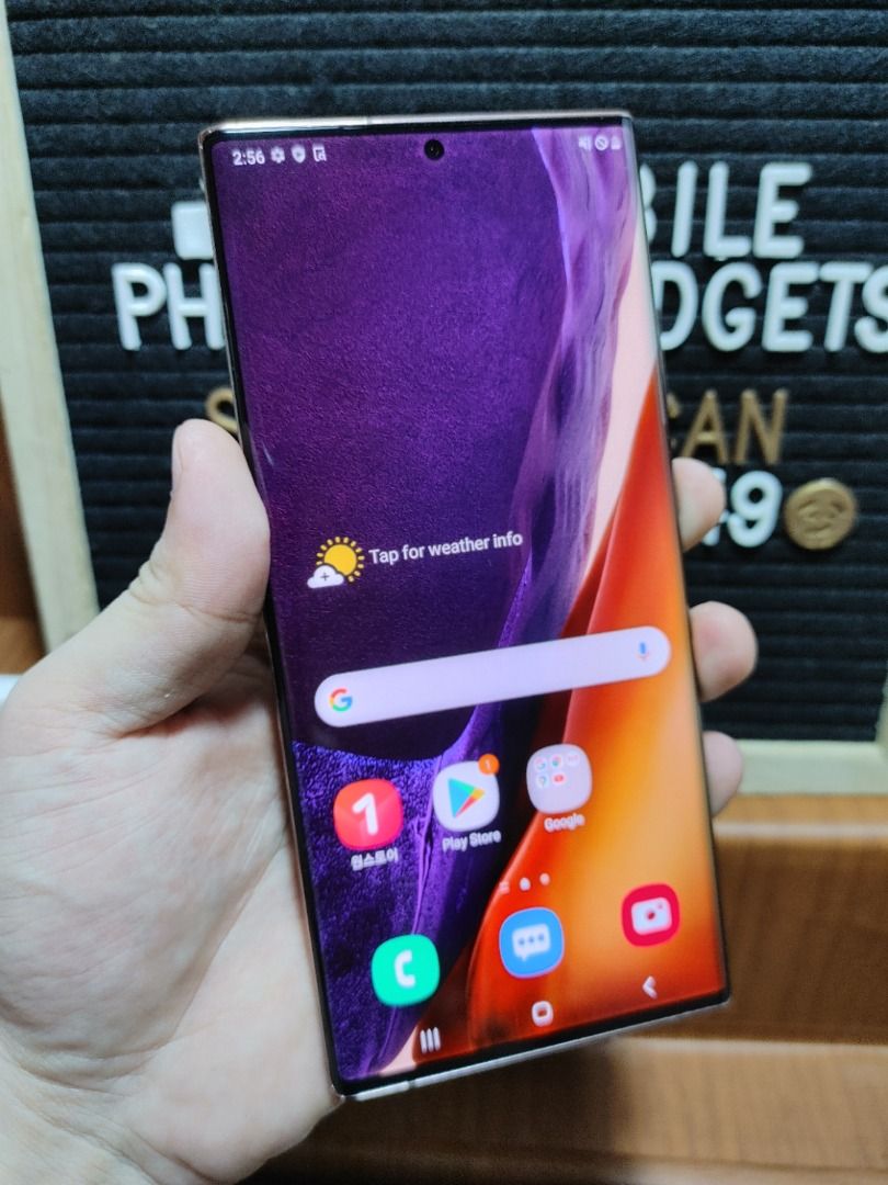 Samsung Galaxy Note 20 Ultra 5G 12+256GB Korean Variant Snapdragon865 ...