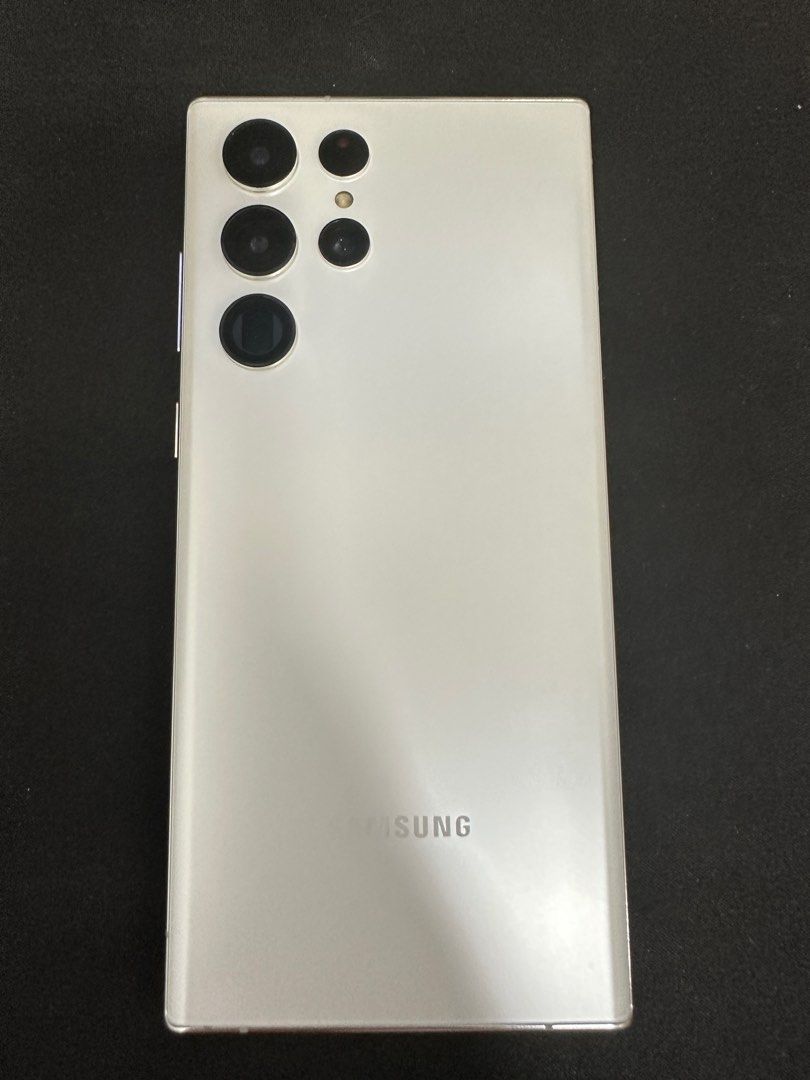 Samsung S22 Ultra 12+512 白色(二手), 手提電話, 手機, Android 安卓