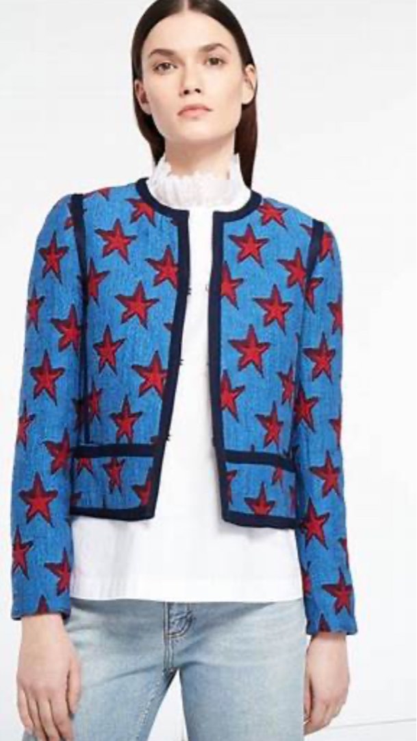 sandro star jacket