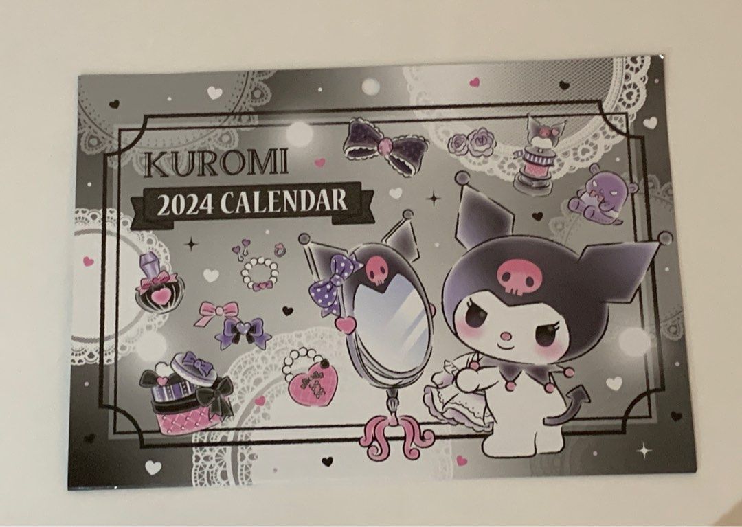 Sanrio 2024 desktop calendar, Hobbies & Toys, Stationery & Craft