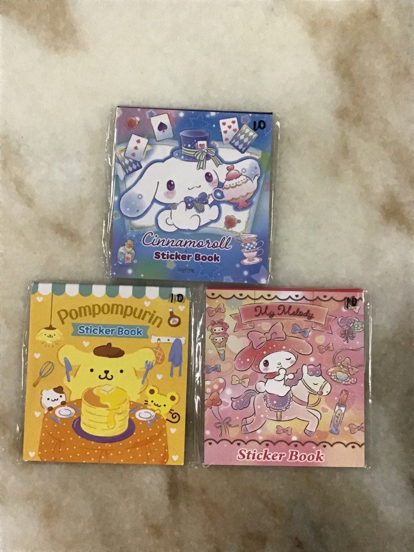 Sanrio sticker book, Hobbies & Toys, Stationery & Craft, Stationery &  School Supplies on Carousell