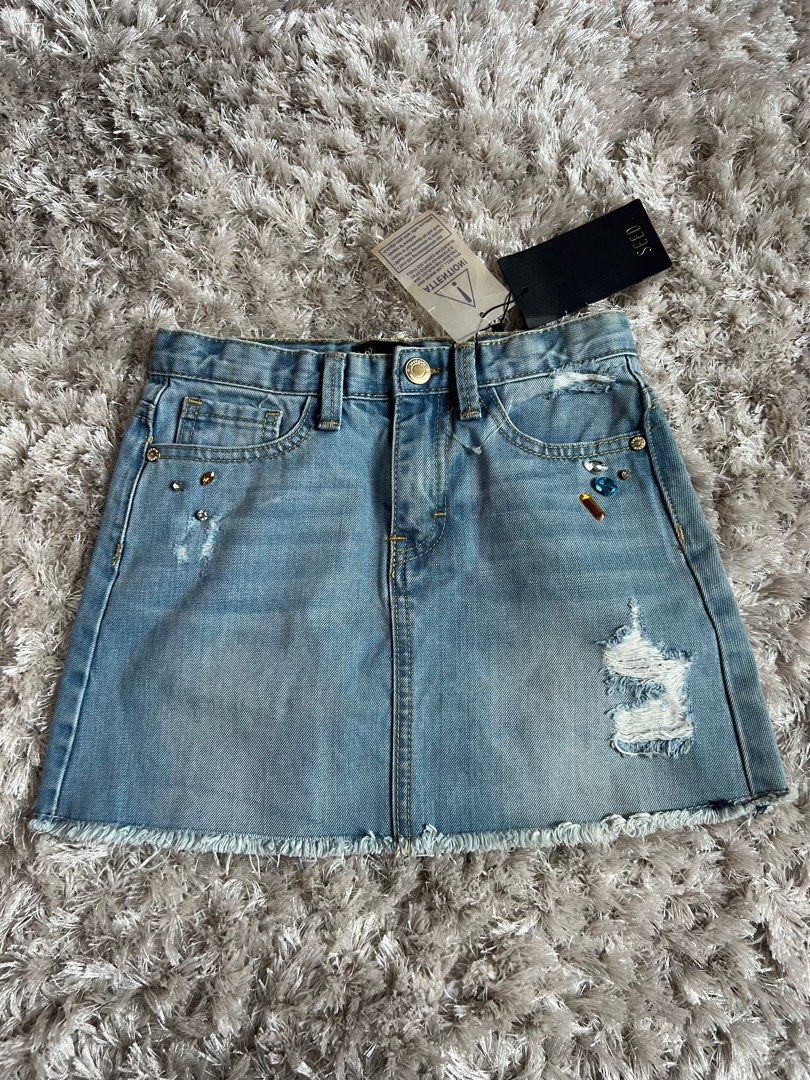 Denim skirt for sales 6 year old