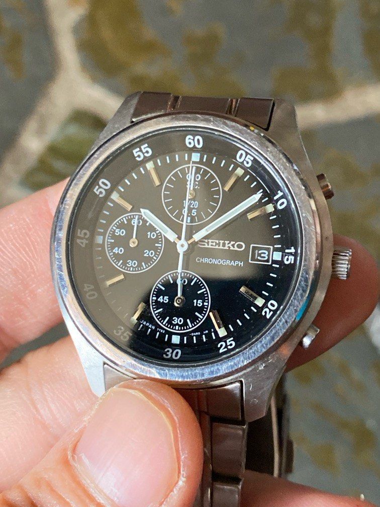 Seiko chronograph 7t92 on sale