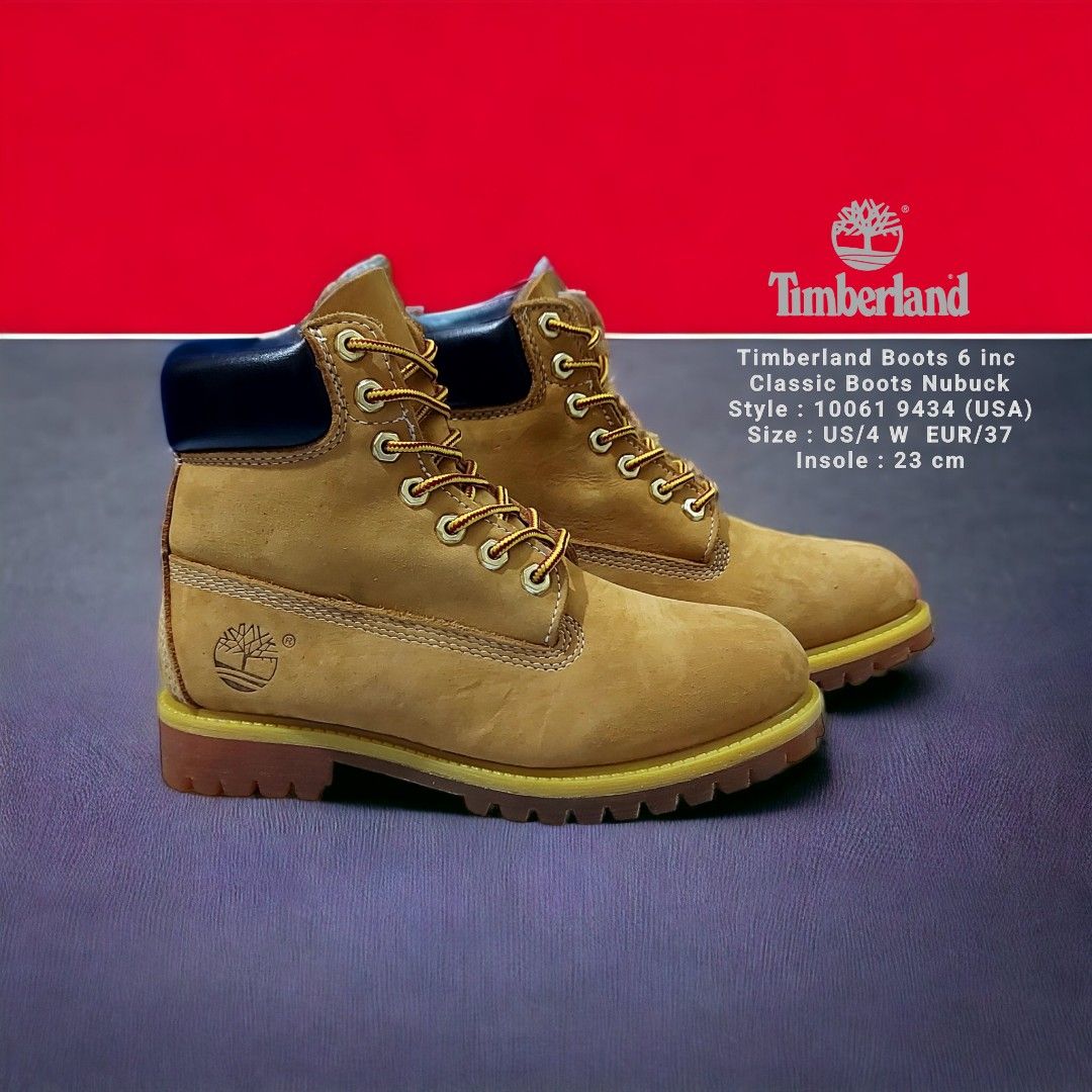 Timberland Boots Inc Classic Mens Nubuck 10061 9434 USA Size 37