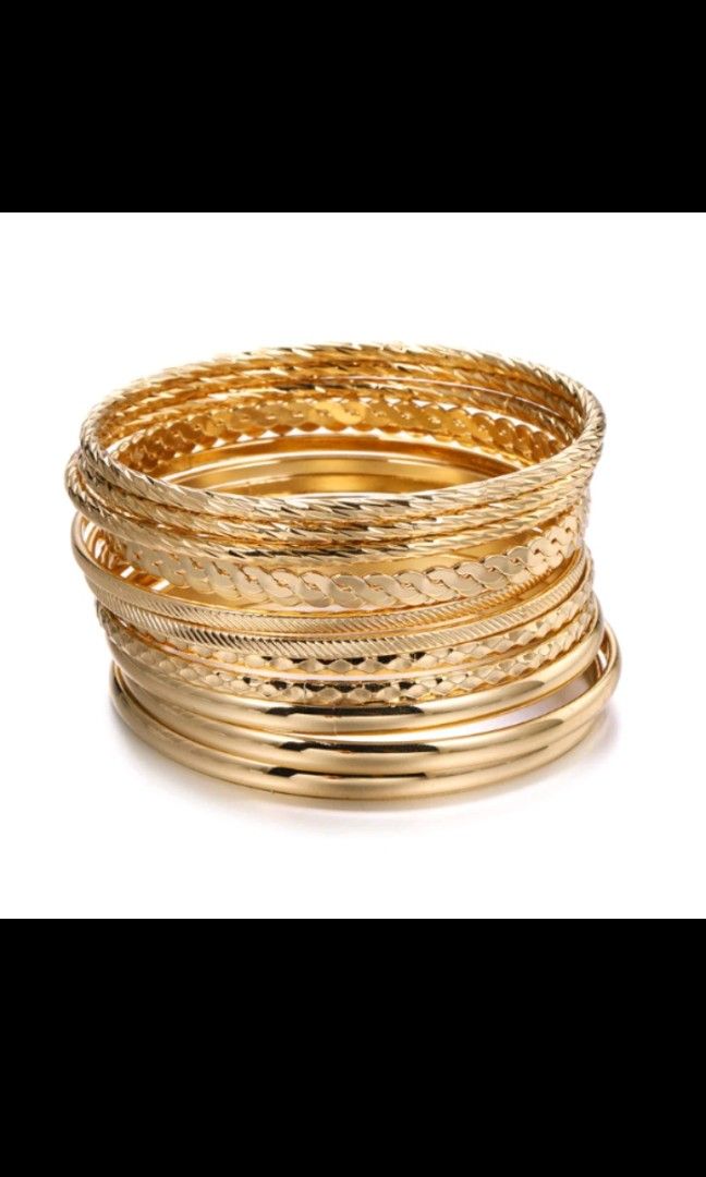 Gold plated top churi design