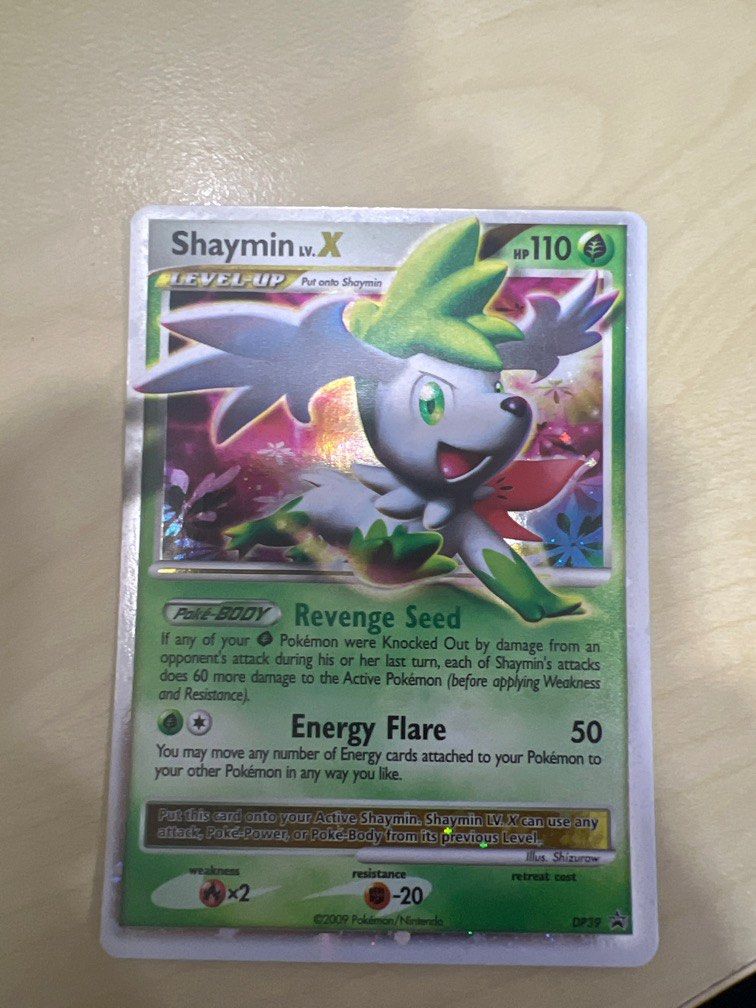 Shaymin Lv.X DP39 Promo Diamond & Pearl Pokemon Card
