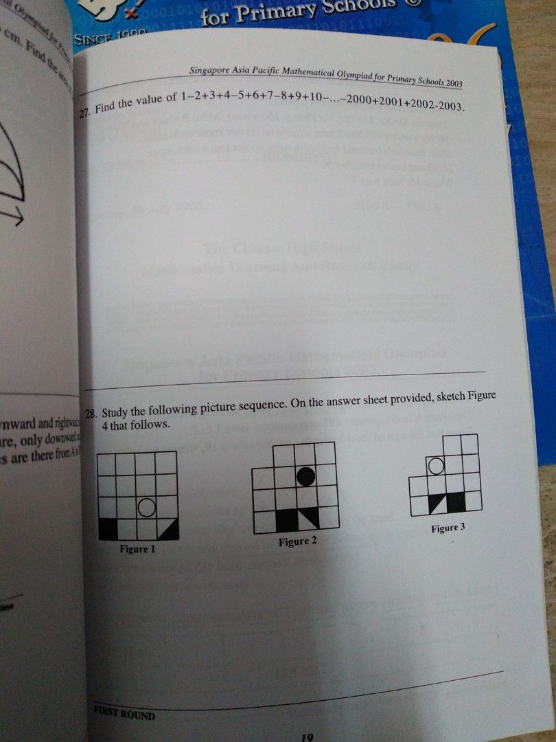 Singapore asia pacific mathematical olympiad for primary schools
