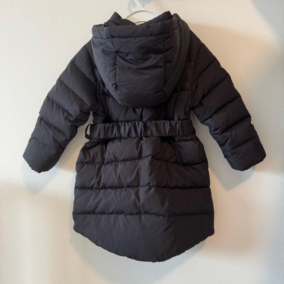 Girls black clearance down coat
