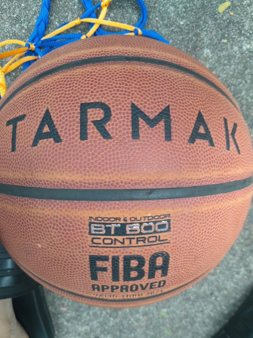 Size 6 decathlon basketball(comes with string holder), Sports Equipment, Other Sports Equipment and Supplies on Carousell