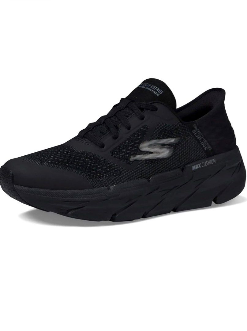 All black cheap skechers mens
