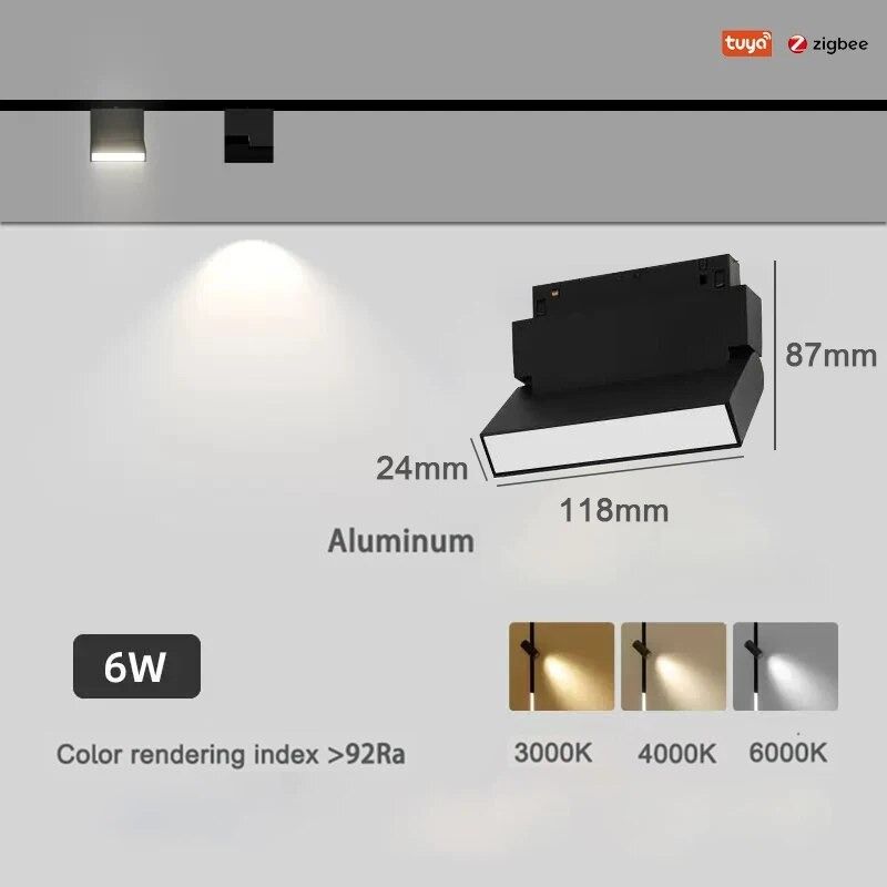 Smart Track Lights Changeable Rail Tuya APP Control Smart