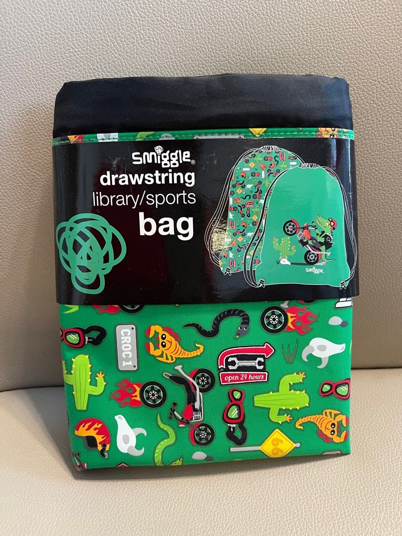 Smiggle Pencil case and Sports Library Bag