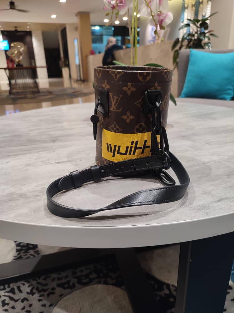 Special edition louis vuitton chalk nano virgil abloh