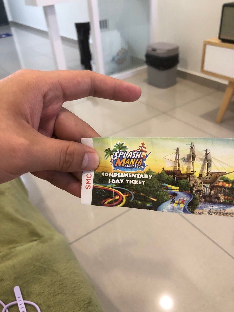 SplashMania Waterpark Ticket (Adult), Tickets & Vouchers, Local