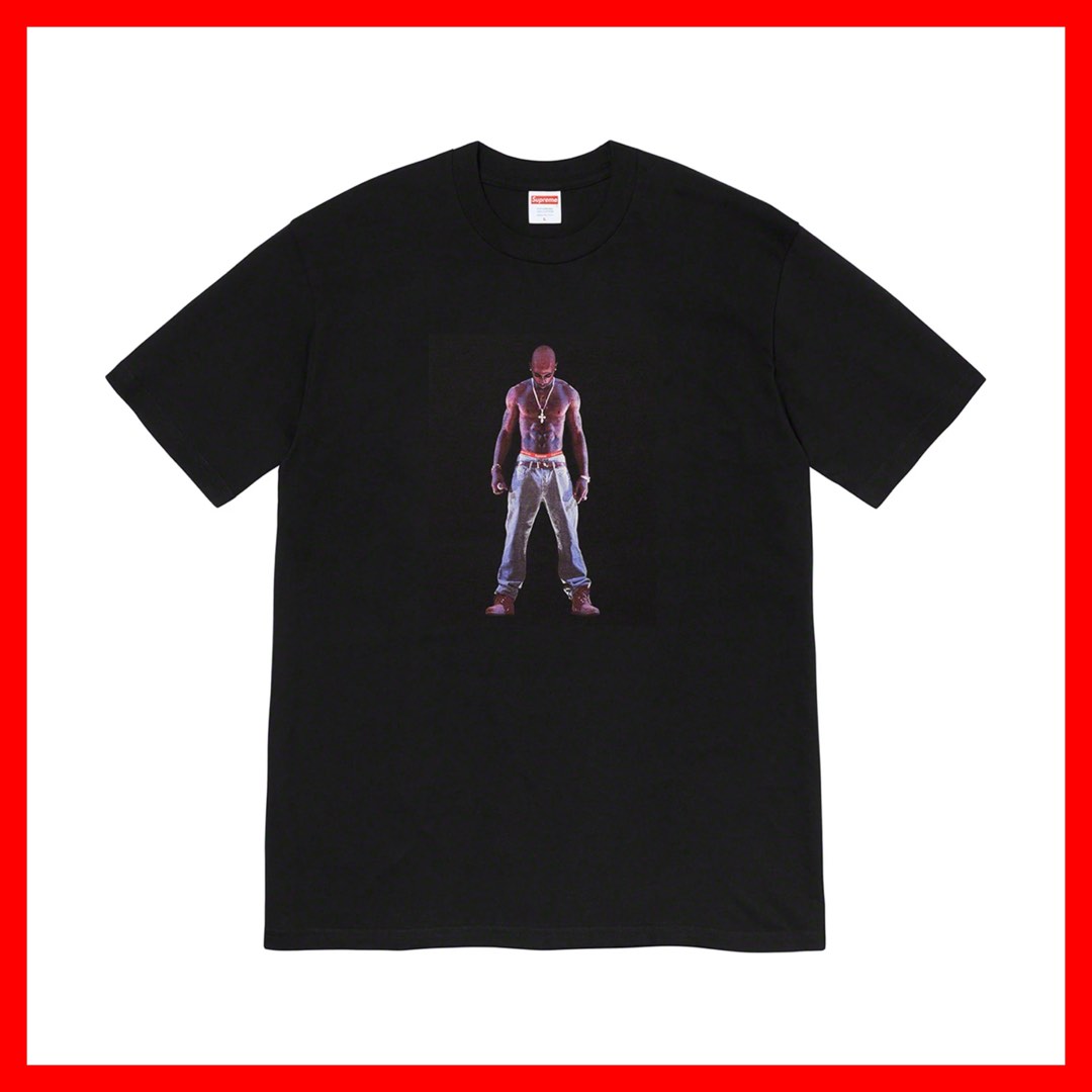 高品質国産supreme Tupac Hologram Tee ツーパック ホログラム Tシャツ/カットソー(半袖/袖なし)