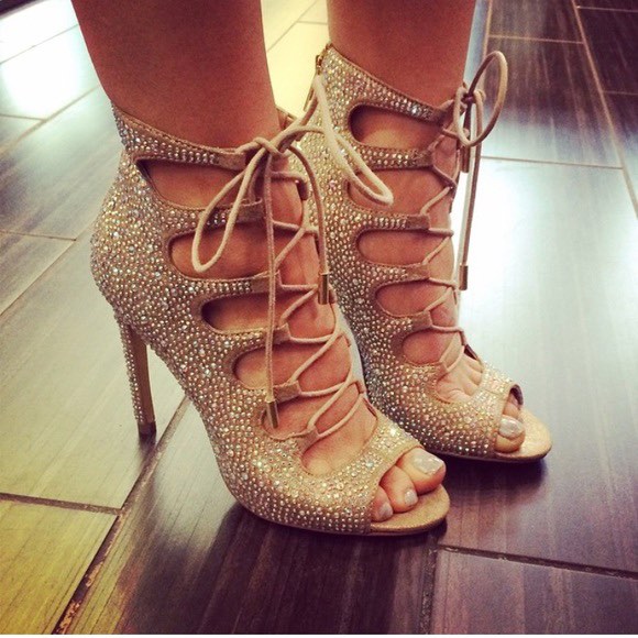 Steve madden deals heels lace up