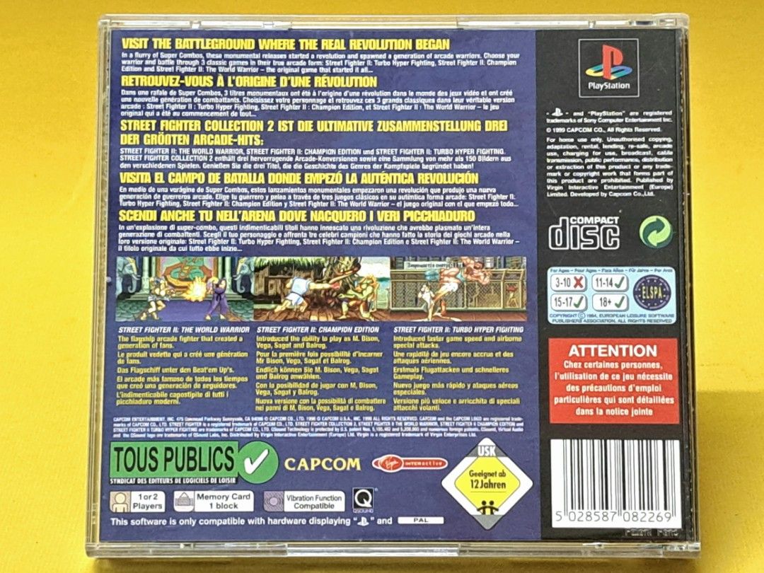 Ps1 street fighter collection hotsell