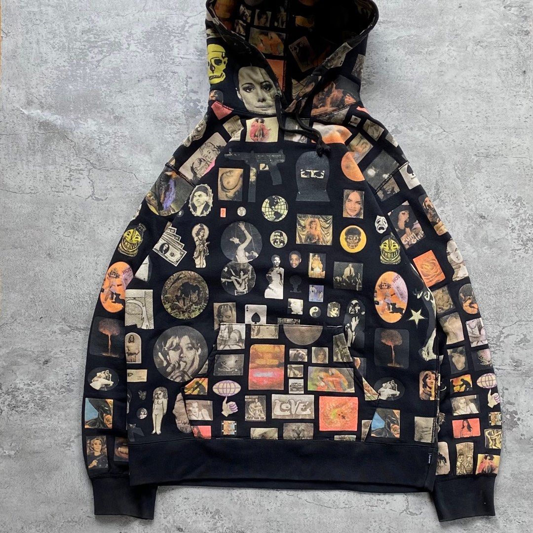 Supreme all over hoodie clearance