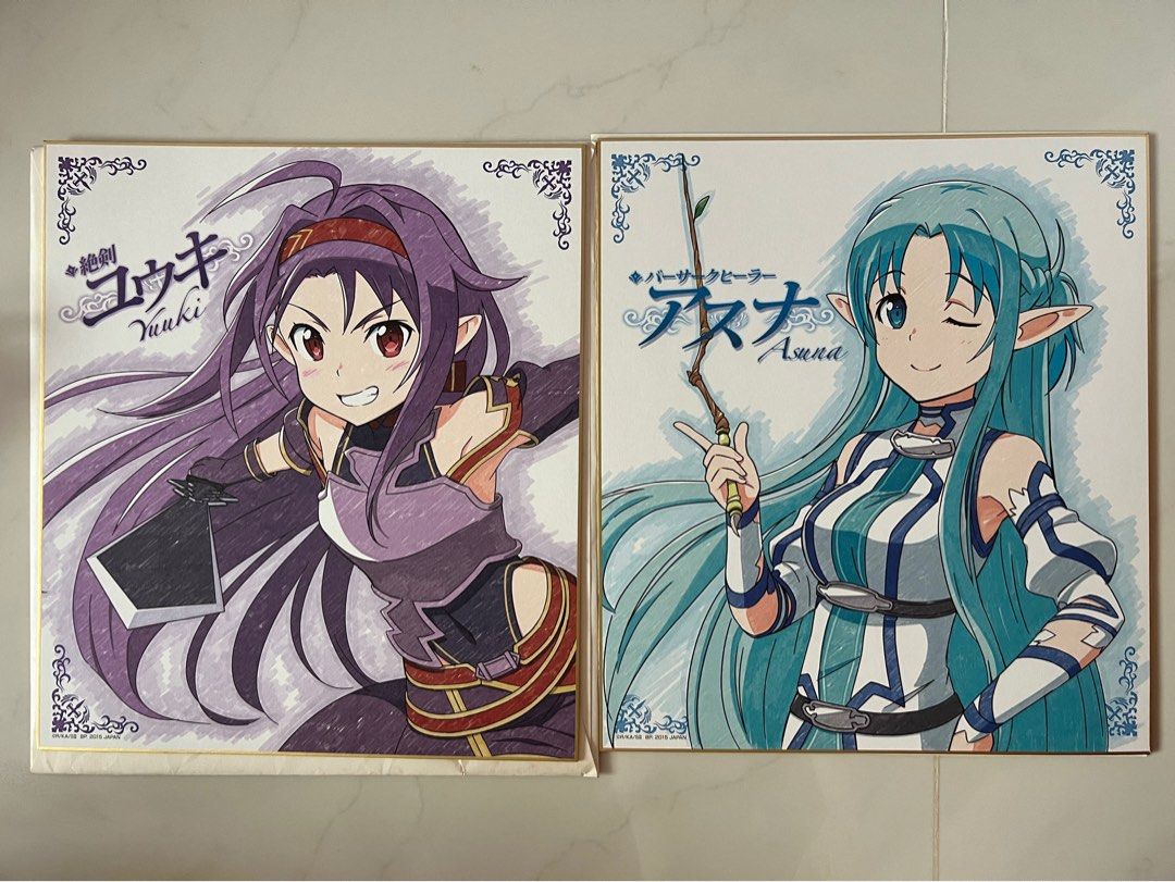 Sword Art Online Illustration Board, Hobbies & Toys, Toys & Games on