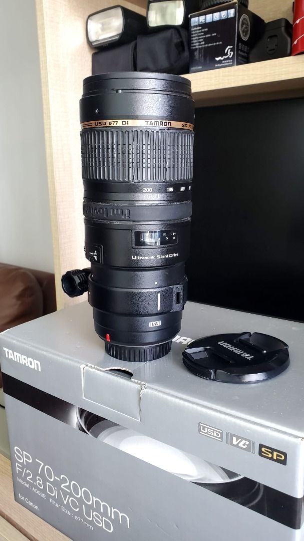 Tamron SP 70-200mm F/2.8 Di VC USD (A009) Canon, 攝影器材, 鏡頭及