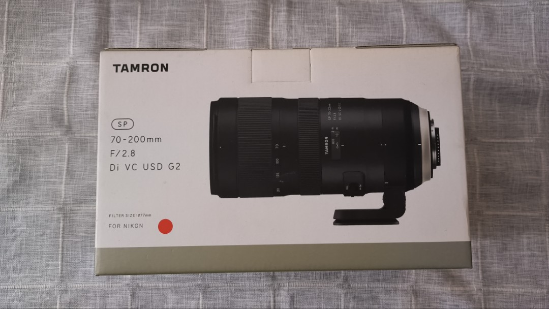 Tamron SP 70-200mm F2.8 Di VC USD G2 For Nikon (A025N), 攝影器材