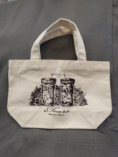 Tears Minimalist Mini Canvas Tote Bag