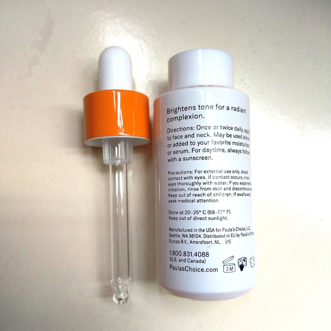 ！Tester裝！冇盒！ Paula's Choice C15 Super Booster 20ml 寶拉珍選維他命C15精華, 美容＆個人