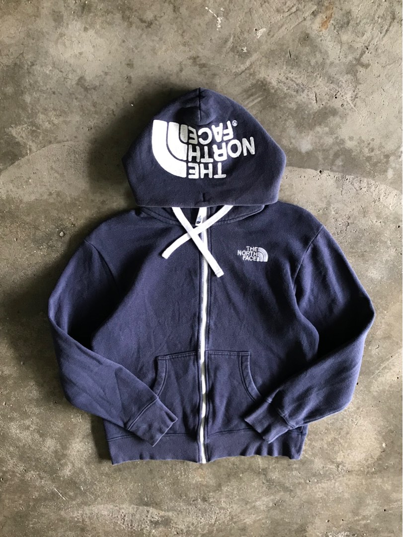 The north clearance face zipper hoodie