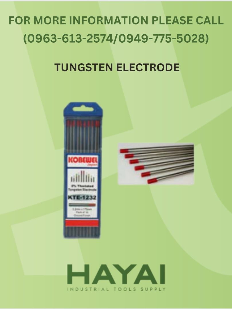 THORIATED TUNGSTEN ELECTRODE, Commercial & Industrial, Construction