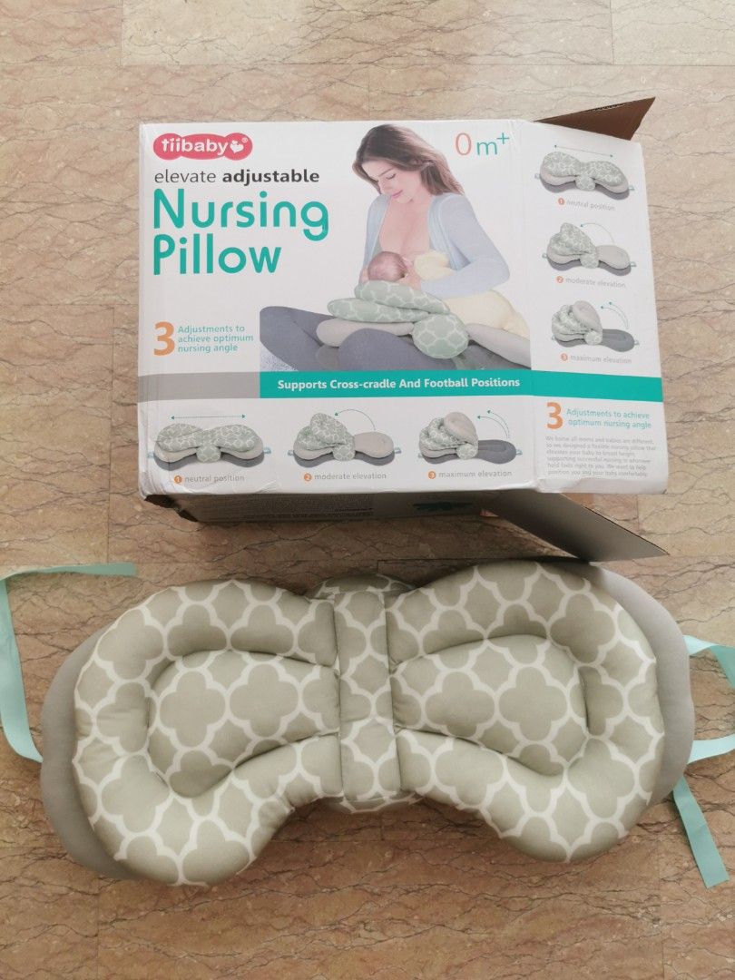 Tiibaby Nursing Pillow elevate adjustable 0m better than my brest friend pillow
