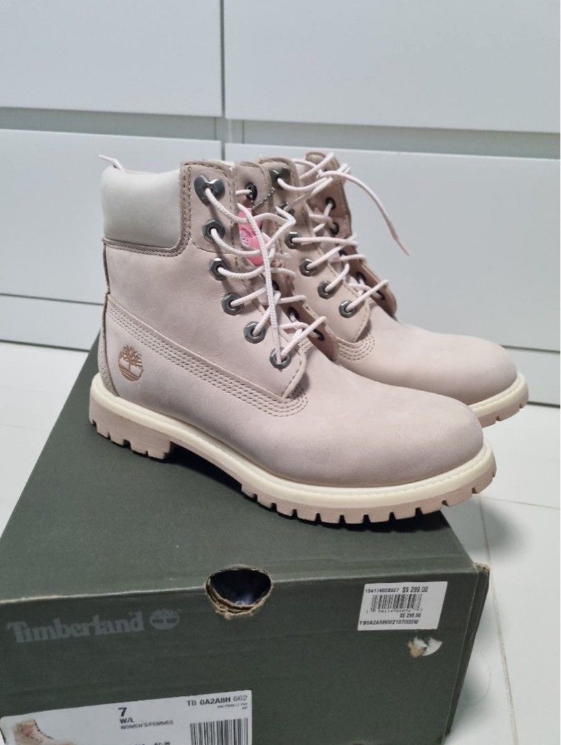 Timberland Love Collection Boots Pink Nubuck Women s Fashion