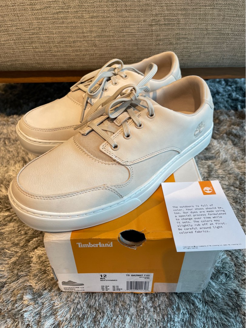 Timberland Oxford White Nubuck Men s Fashion Footwear Casual