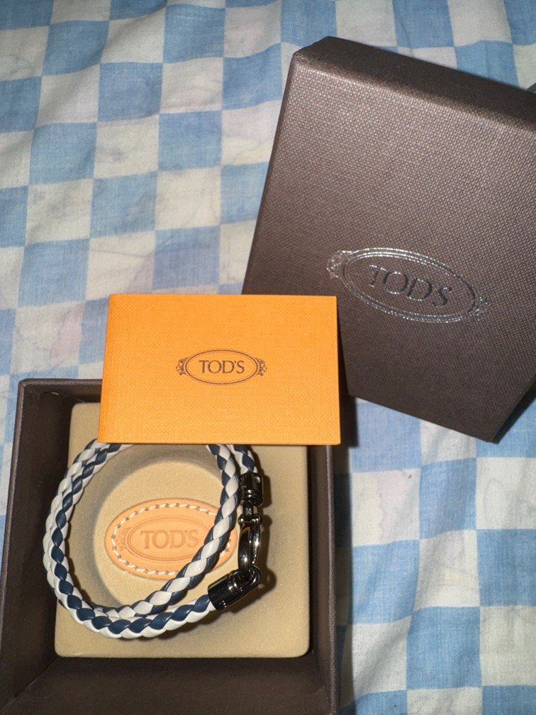 Tod's woven cheap leather bracelet