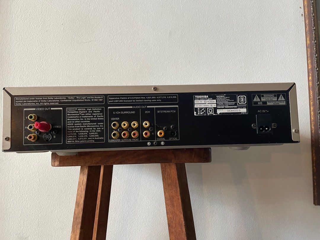 Toshiba DVD video Dual disc system, Audio, Soundbars, Speakers