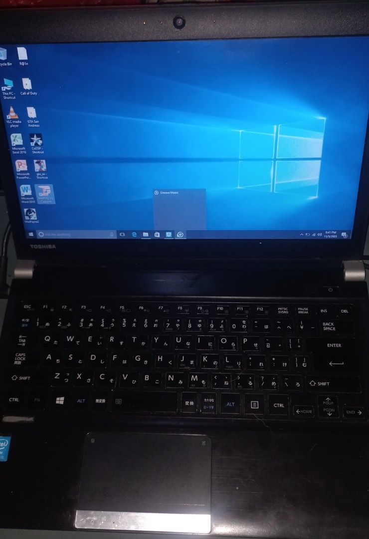 Toshiba Dynabook Slimtype (Rush) (Category: Laptops & Notebooks) located in Malolos. Submitted by marky.marky1 (Listing ID 1265370409, Image 1). Description: PTP All Admins.. Toshiba Dynabook Slim Laptop (Rush) Intel core i5 4th gen, 2.50Ghz (4cpus)quadcore 4gb ddr3 Intel uhd graphics up to 1gb shared 500GB HDD Windows 10 Home Ed. (activated) 14inches slim type Orig Charger Good for office work, wfh, editing, at pang online class PLUG N PLAY NA S