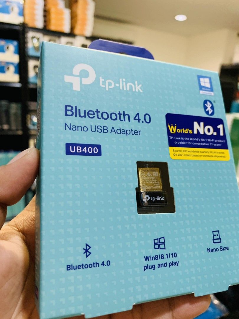 TP-Link UB400 Nano USB Bluetooth 4.0 Adapter | Bluetooth Receiver (Category: Networking) located in Makati City. Submitted by techubstoreandaccessories (Listing ID 1265329584, Image 3). Description: TP-Link UB400 Nano USB Bluetooth 4.0 Adapter | Bluetooth Receiver On Hand Ready to Ship/Pick-Up‼️ DETAILS: ✅Actual Picture Posted. ✅BRAND NEW & ORIGINAL. ✅7 Days Replacement for Factory Defects and 1year Limited Warranty. (Terms and conditions apply).