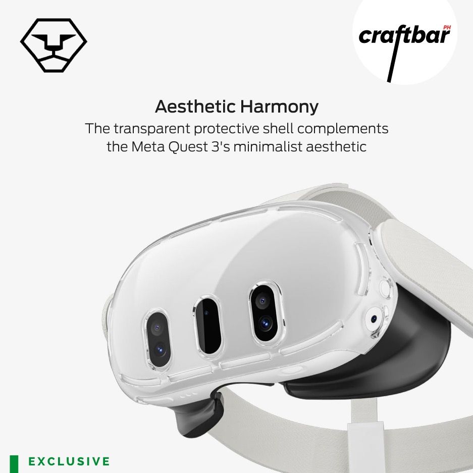 Transparent Protective Shell for Meta Quest 3 by craftbar PH, Video ...