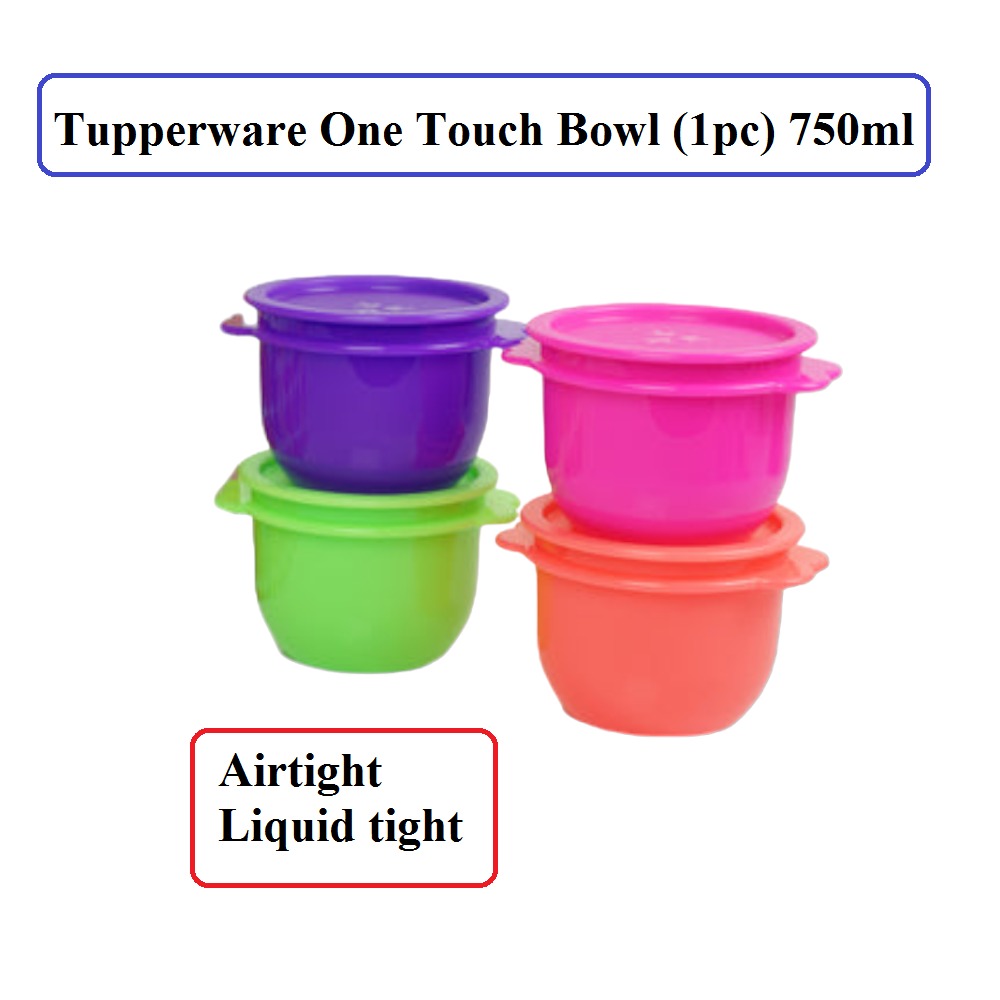 Tupperware One Touch Bowl (1pc) 750ml, Furniture & Home Living ...