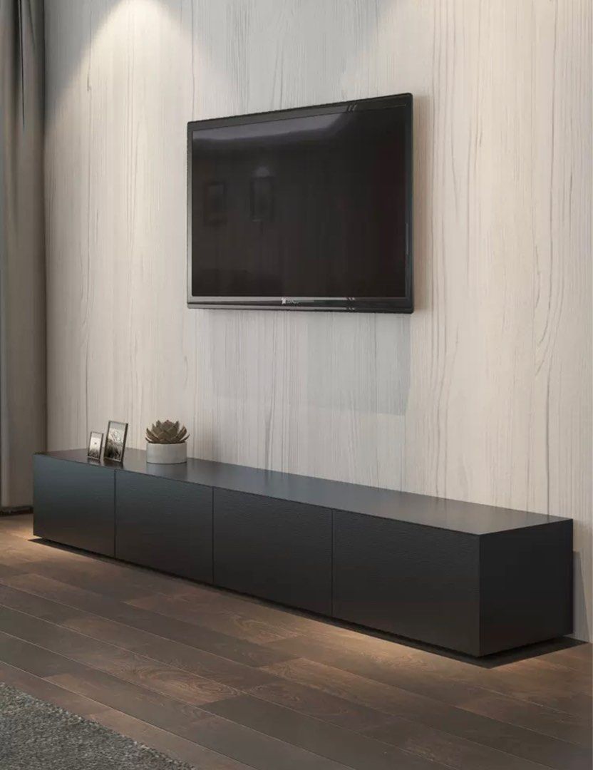 TWINE Modern Wood TV Console, Furniture & Home Living, Furniture, TV