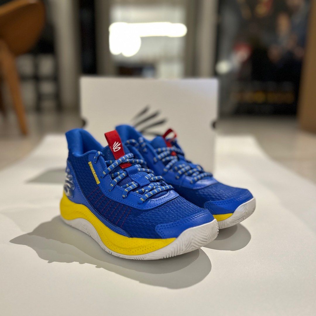 Under armour curry 5 kids yellow hot sale